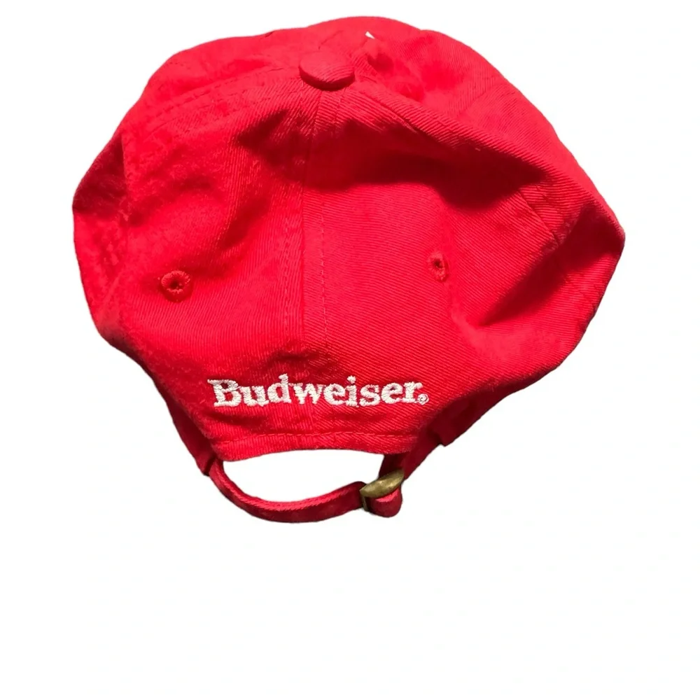 Budweiser Crown adjustable baseball hat. Red. NWOT